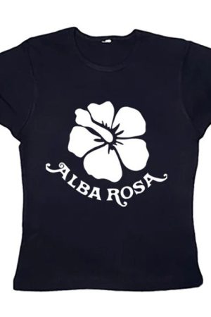 Cute Everyday Outfits, Outfit Inspo Casual Y2K Alba Rosa Baby Tee