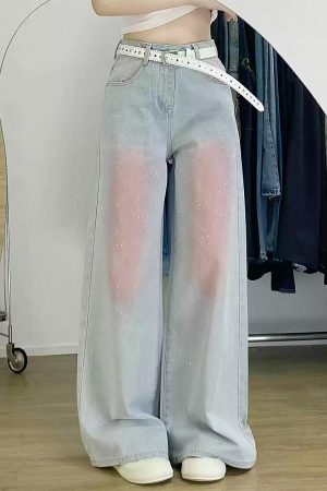 Cute Everyday Outfits, Outfit Inspo Casual Y2K Blush Glitter Jeans