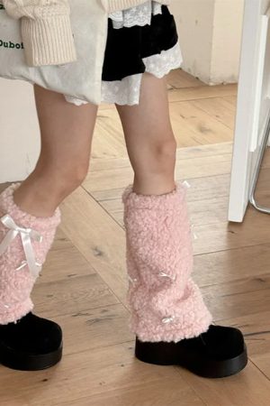 Cute Everyday Outfits, Outfit Inspo Casual Y2K Bows Leg Warmers