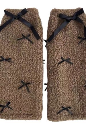 Cute Everyday Outfits, Outfit Inspo Casual Y2K Bows Leg Warmers