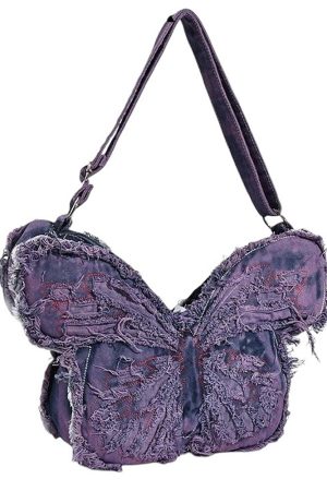 Cute Everyday Outfits, Outfit Inspo Casual Y2K Butterfly Shoulder Bag
