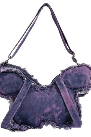 Cute Everyday Outfits, Outfit Inspo Casual Y2K Butterfly Shoulder Bag