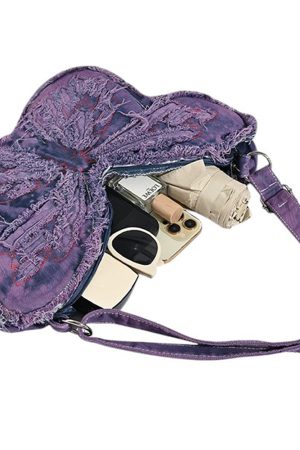 Cute Everyday Outfits, Outfit Inspo Casual Y2K Butterfly Shoulder Bag