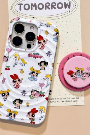 Cute Everyday Outfits, Outfit Inspo Casual Y2K Cartoon iPhone Case with Grip