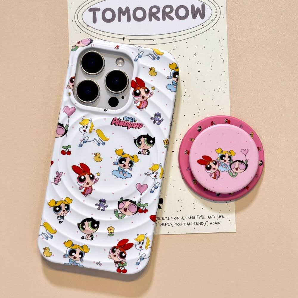 Cute Everyday Outfits, Outfit Inspo Casual Y2K Cartoon iPhone Case with Grip Cute Everyday Outfits, Outfit Inspo Casual Y2K Cartoon iPhone Case with Grip