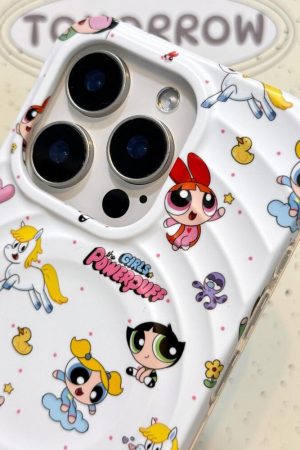 Cute Everyday Outfits, Outfit Inspo Casual Y2K Cartoon iPhone Case with Grip