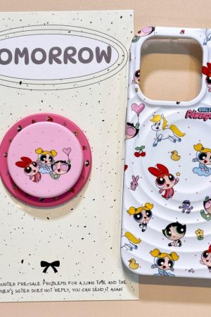 Cute Everyday Outfits, Outfit Inspo Casual Y2K Cartoon iPhone Case with Grip