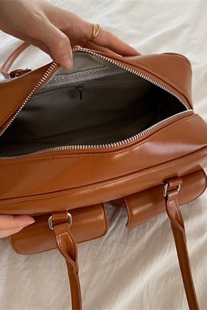 Cute Everyday Outfits, Outfit Inspo Casual Y2K Double Pocket Shoulder Bag