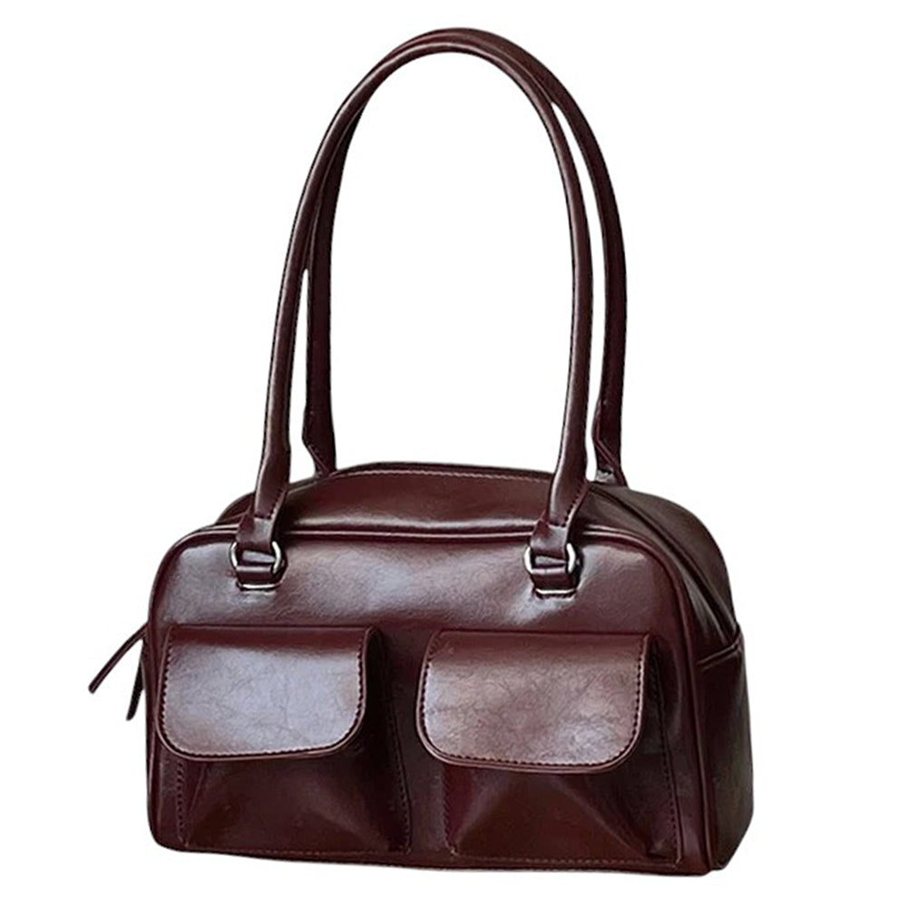 Cute Everyday Outfits, Outfit Inspo Casual Y2K Double Pocket Shoulder Bag