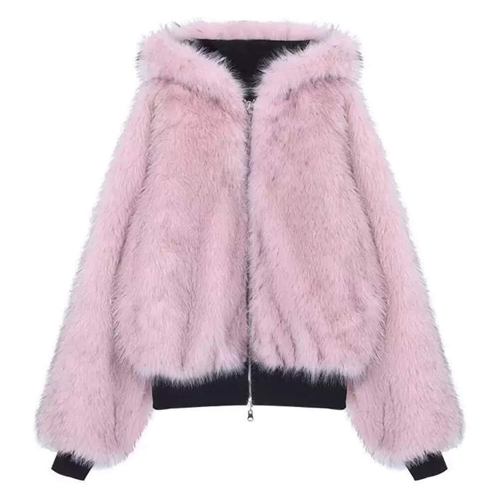Cute Everyday Outfits, Outfit Inspo Casual Y2K Fur-Lined Zip-Up Jacket Cute Everyday Outfits, Outfit Inspo Casual Y2K Fur-Lined Zip-Up Jacket