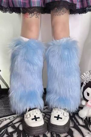 Cute Everyday Outfits, Outfit Inspo Casual Y2K Fuzzy Leg Warmers