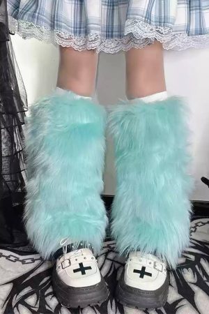 Cute Everyday Outfits, Outfit Inspo Casual Y2K Fuzzy Leg Warmers