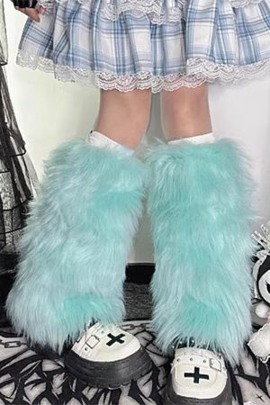 Cute Everyday Outfits, Outfit Inspo Casual Y2K Fuzzy Leg Warmers