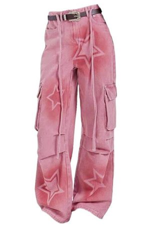 Cute Everyday Outfits, Outfit Inspo Casual Y2K Graffiti Star Jeans