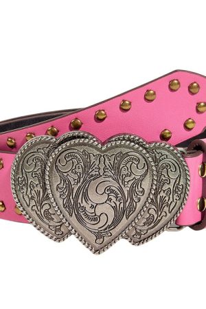 Cute Everyday Outfits, Outfit Inspo Casual Y2K Pink Double Heart Belt