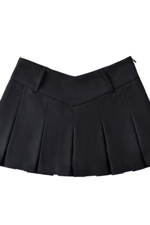 Cute Everyday Outfits, Outfit Inspo Casual Y2K Pleated Micro Skirt
