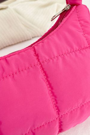 Cute Everyday Outfits, Outfit Inspo Casual Y2K Puffer Baguette Bag