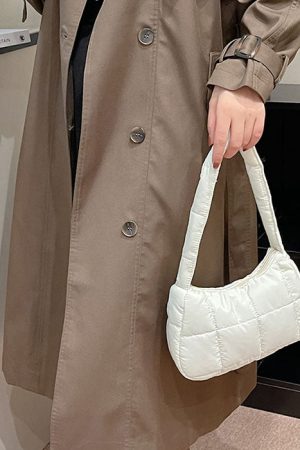 Cute Everyday Outfits, Outfit Inspo Casual Y2K Puffer Baguette Bag