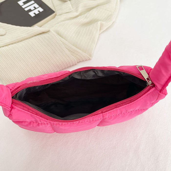 Cute Everyday Outfits, Outfit Inspo Casual Y2K Puffer Baguette Bag Cute Everyday Outfits, Outfit Inspo Casual Y2K Puffer Baguette Bag