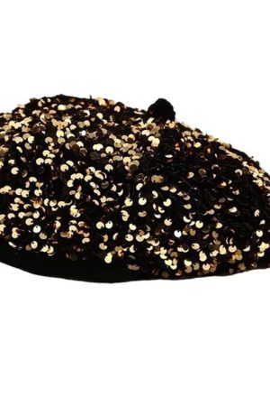 Cute Everyday Outfits, Outfit Inspo Casual Y2K Sequin Beret Hat