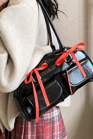 Cute Everyday Outfits, Outfit Inspo Casual Y2K Shoulder Bag With Bows