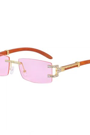 Cute Everyday Outfits, Outfit Inspo Casual Y2K Square Frameless Sunglasses