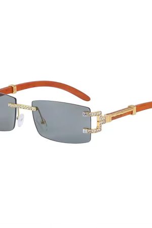 Cute Everyday Outfits, Outfit Inspo Casual Y2K Square Frameless Sunglasses