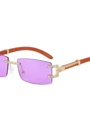 Cute Everyday Outfits, Outfit Inspo Casual Y2K Square Frameless Sunglasses