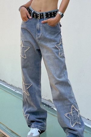Cute Everyday Outfits, Outfit Inspo Casual Y2K Star Baggy Jeans