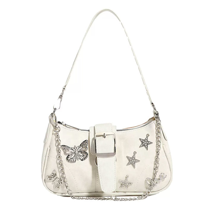 Cute Everyday Outfits, Outfit Inspo Casual Y2K Star Butterfly Handbag