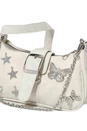 Cute Everyday Outfits, Outfit Inspo Casual Y2K Star Butterfly Handbag