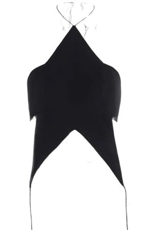 Cute Everyday Outfits, Outfit Inspo Casual Y2K Star-Shaped Backless Top