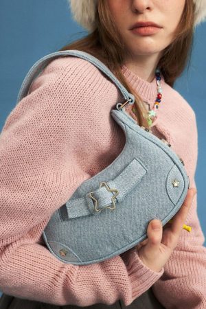 Cute Everyday Outfits, Outfit Inspo Casual Y2K Star Shoulder Bag