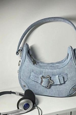Cute Everyday Outfits, Outfit Inspo Casual Y2K Star Shoulder Bag
