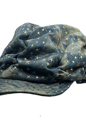 Cute Everyday Outfits, Outfit Inspo Casual Y2K Stars Denim Baker Boy Cap