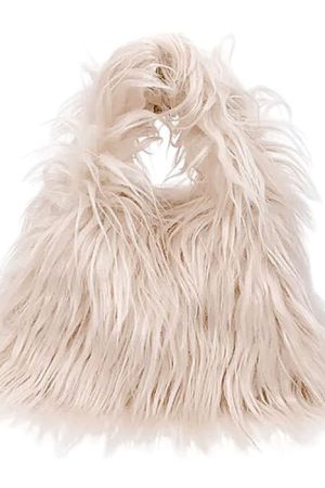 Cute Everyday Outfits, Outfit Inspo Casual Y2K Style Fuzzy Mini Bag