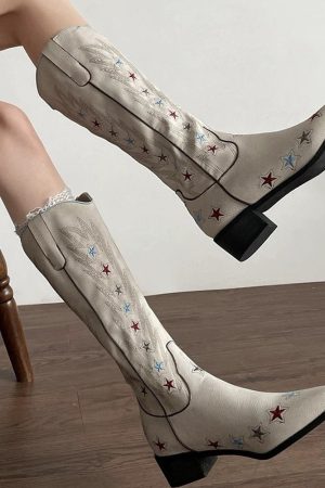 Cute Everyday Outfits, Outfit Inspo Casual Y2K Western Star Boots