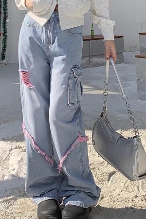 Cute Everyday Outfits, Outfit Inspo Casual Y2K Wide Leg Jeans