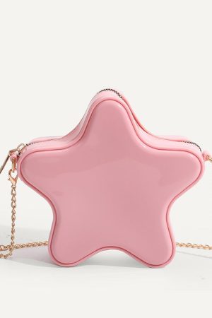 Cute Everyday Outfits, Outfit Inspo Casual Yellow Star Chain Bag