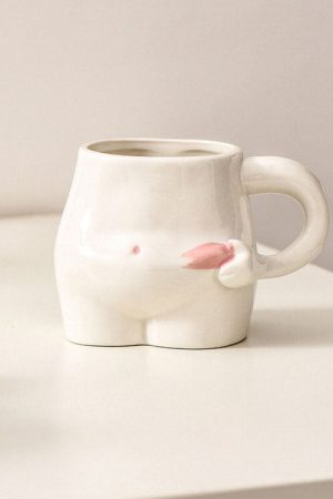 Cute Everyday Outfits, Outfit Inspo Casual Yummy Tummy Ceramic Mug