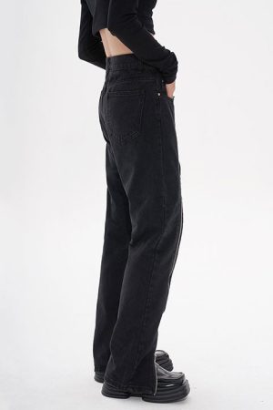 Cute Everyday Outfits, Outfit Inspo Casual Zip Up Leg Grunge Jeans