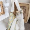 Cute Floppy-Eared Rabbit Plush Color-Blocking Large Capacity Shoulder Crossbody Bag â€“ Adorable Y2K Style for Everyday Use