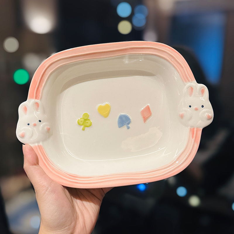 Cute Hand-Painted Cartoon Unicorn Ceramic Bowl with Underglaze, 5-Inch Ice Cream Bowl and Dessert Spoon, Perfect for Kids' Parties Cute Hand-Painted Cartoon Unicorn Ceramic Bowl with Underglaze, 5-Inch Ice Cream Bowl and Dessert Spoon, Perfect for Kids' Parties