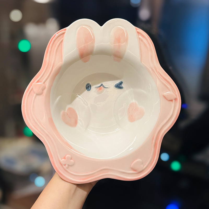 Cute Hand-Painted Cartoon Unicorn Ceramic Bowl with Underglaze, 5-Inch Ice Cream Bowl and Dessert Spoon, Perfect for Kids' Parties Cute Hand-Painted Cartoon Unicorn Ceramic Bowl with Underglaze, 5-Inch Ice Cream Bowl and Dessert Spoon, Perfect for Kids' Parties