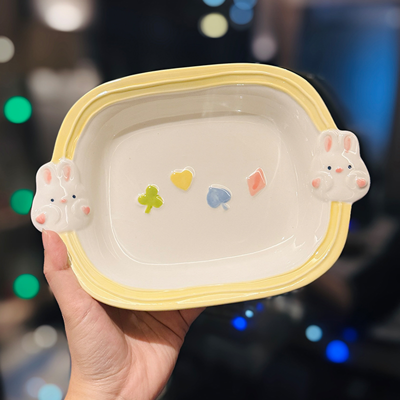 Cute Hand-Painted Cartoon Unicorn Ceramic Bowl with Underglaze, 5-Inch Ice Cream Bowl and Dessert Spoon, Perfect for Kids' Parties Cute Hand-Painted Cartoon Unicorn Ceramic Bowl with Underglaze, 5-Inch Ice Cream Bowl and Dessert Spoon, Perfect for Kids' Parties