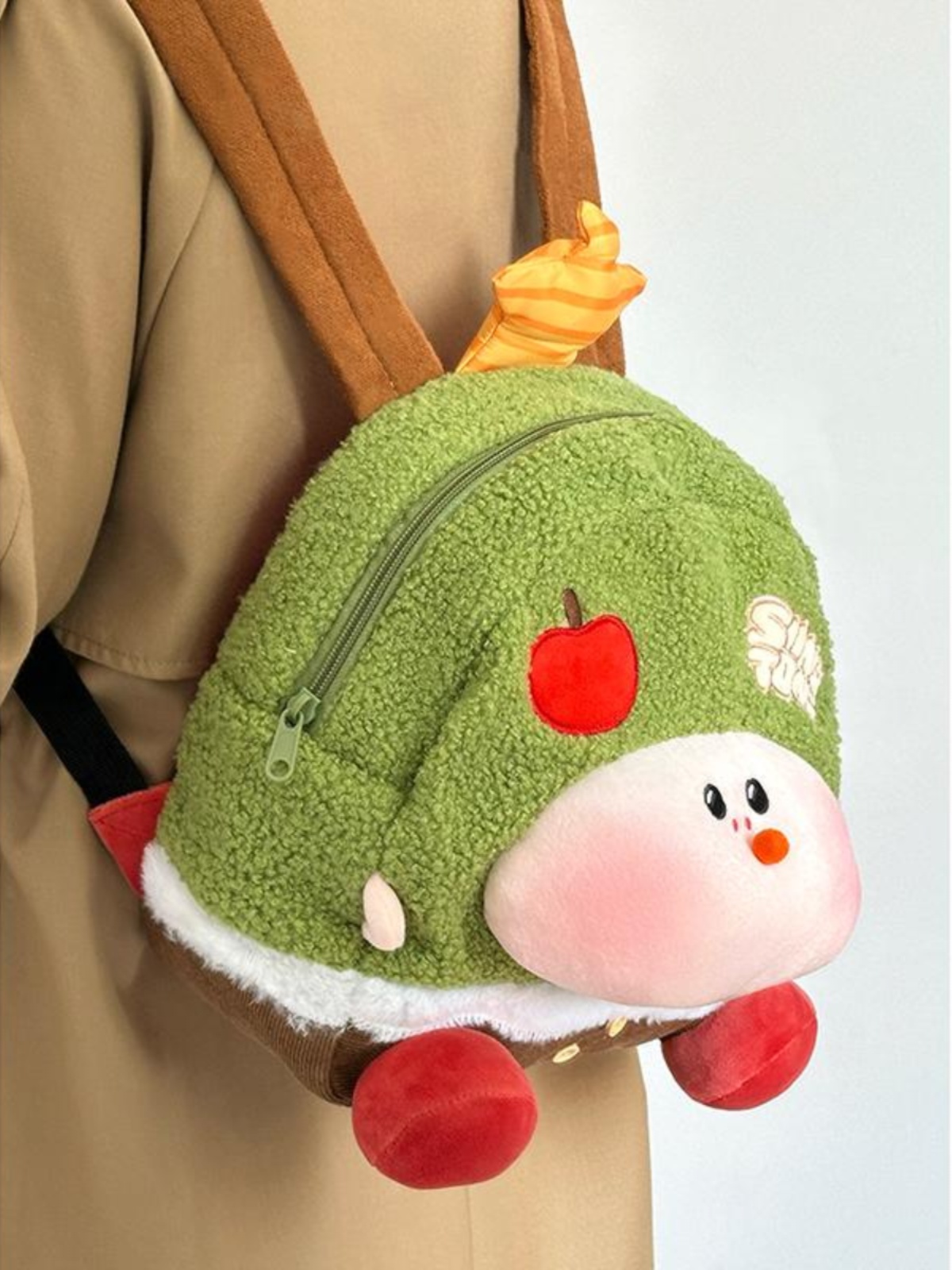 Cute Soft Cartoon Plush Backpack for Women, Lightweight Commuter Travel Book Bag, Niche Wish Tree Design Cute Soft Cartoon Plush Backpack for Women, Lightweight Commuter Travel Book Bag, Niche Wish Tree Design