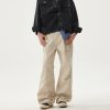 Deconstructed Patchwork Design Casual Pants for Men - 2025 Spring Collection Loose Wide-Leg Work Pants