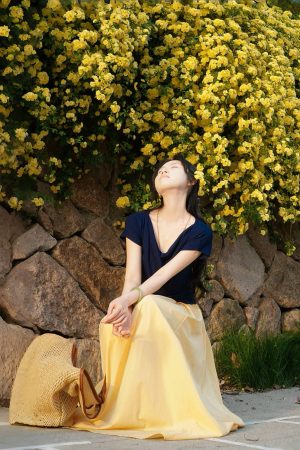 Deep Blue Off-Shoulder Modal Short-Sleeve T-Shirt - Flattering Fit, Thin & Stretchy, Versatile Summer Top for 2025