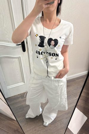 Detachable Two-Way Wear White Wide-Leg Pants for Women - Casual Loose Fit Spring Style, Versatile Straight Long Trousers
