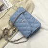 Diamond-Patterned Shoulder Bag for Women - Sweet Fashionable Underarm Crossbody Chain Bag, Elegant Style for Any Occasion